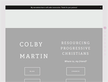 Tablet Screenshot of colbymartinonline.com